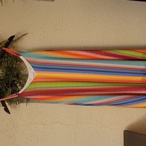 Pink lily maxi dress